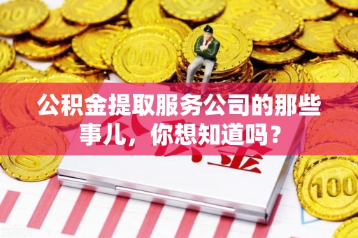 福安公积金提取服务公司的那些事儿，你想知道吗？